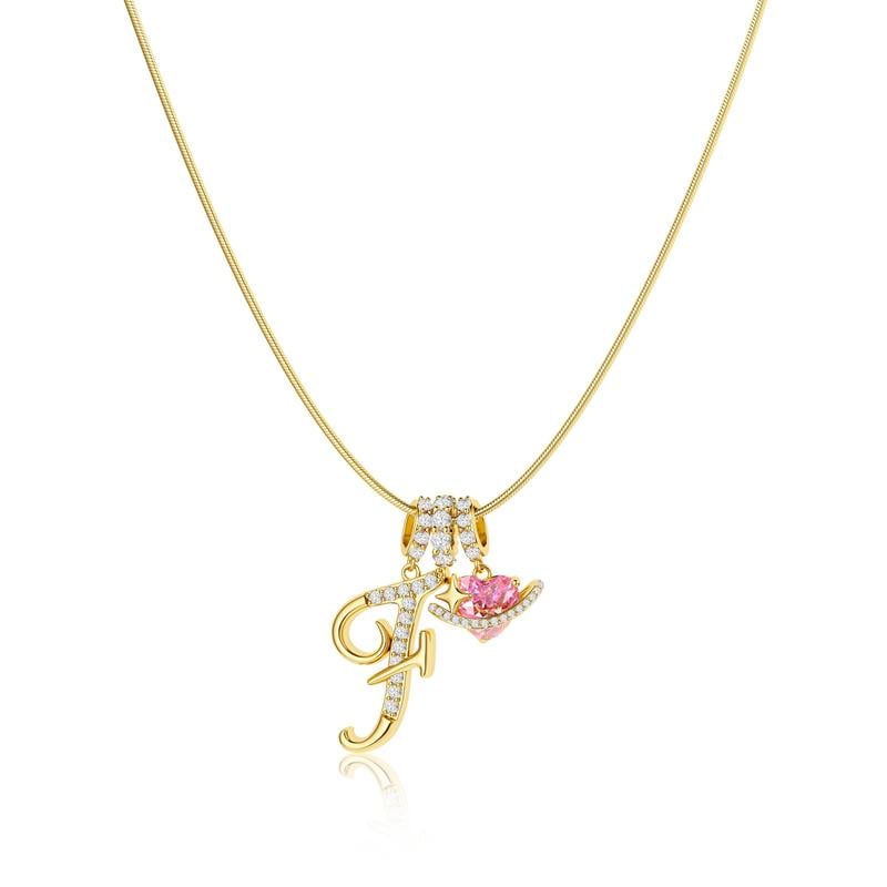 💖 LAST DAY – 57% OFF ✨ 3-Layer Initial Pendant Necklaces A-Z 🎀 | Personalised & Elegant