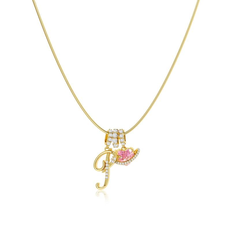 💖 LAST DAY – 57% OFF ✨ 3-Layer Initial Pendant Necklaces A-Z 🎀 | Personalised & Elegant