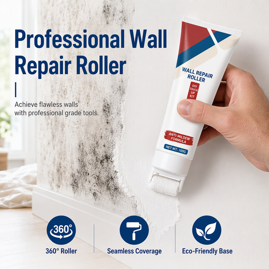 All-in-One Wall Repair Paste with Roller Brush