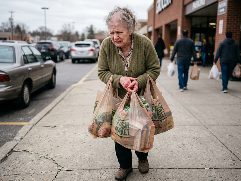 Heavy grocery loads