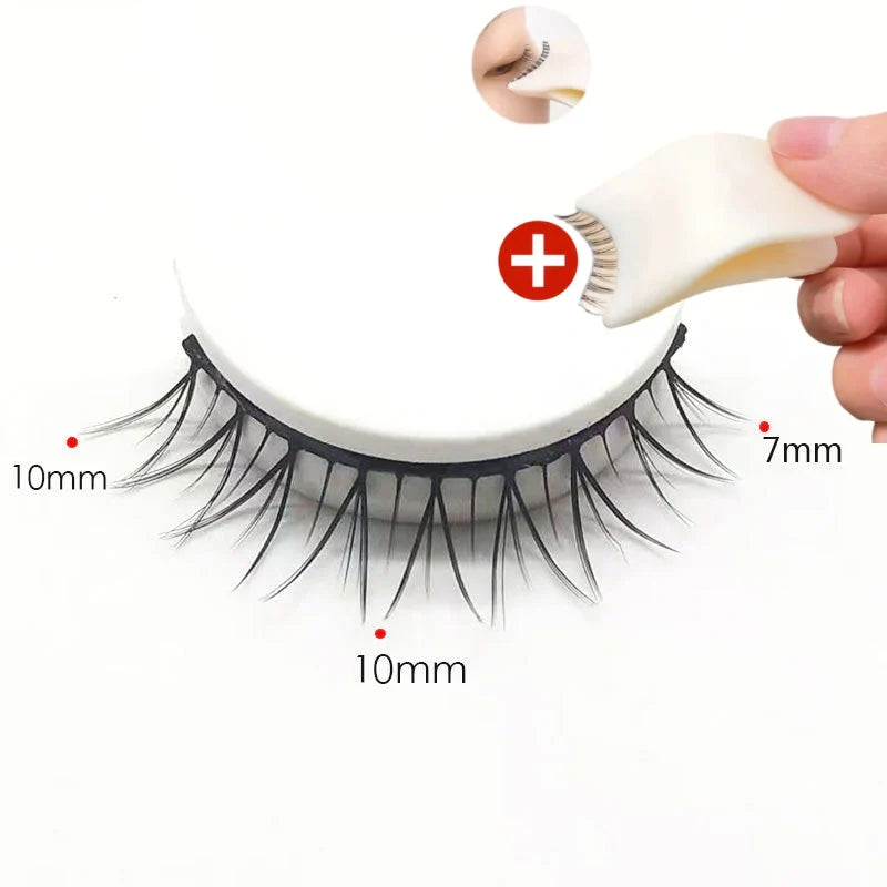 🥳2026 HOT SALE🥳💞50K+ SOLD!👁️✨Reusable Self‑Adhesive False Eyelashes – No glue needed, just press & go. Natural curl, reusable & easy to remove. A beauty game‑changer! 💕🌸