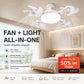💡 50% OFF RIGHT NOW! 🌀 LED ceiling fan with lighting, remote-controlled: an all-in-one set combining a fan and lighting ✨