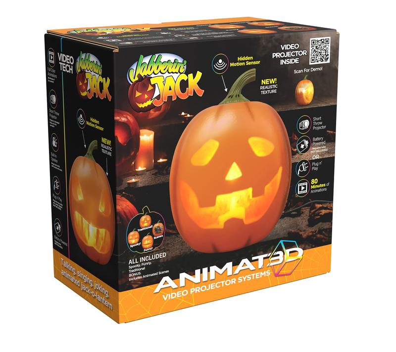 🎁Lowest Price Ever⏰Jabberin' Jack Animated Talking & Singing Pumpkin