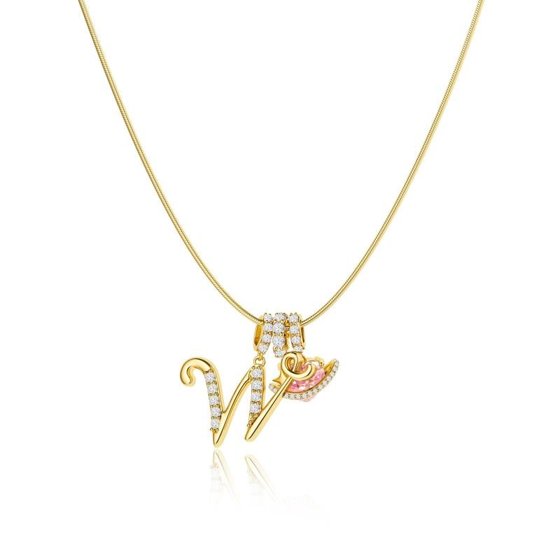 💖 LAST DAY – 57% OFF ✨ 3-Layer Initial Pendant Necklaces A-Z 🎀 | Personalised & Elegant