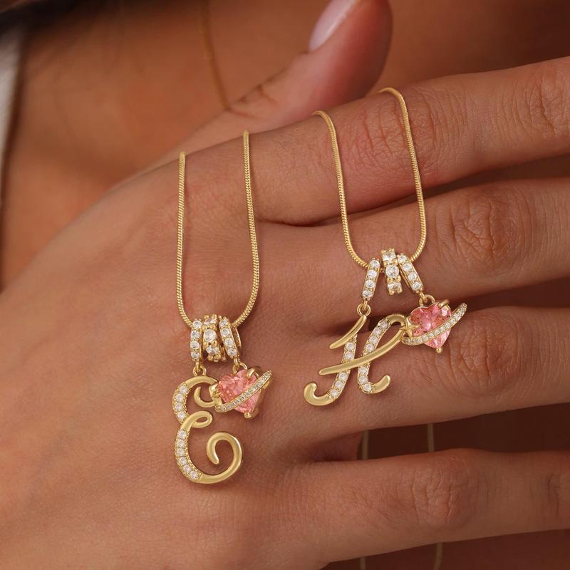 💖 LAST DAY – 57% OFF ✨ 3-Layer Initial Pendant Necklaces A-Z 🎀 | Personalised & Elegant