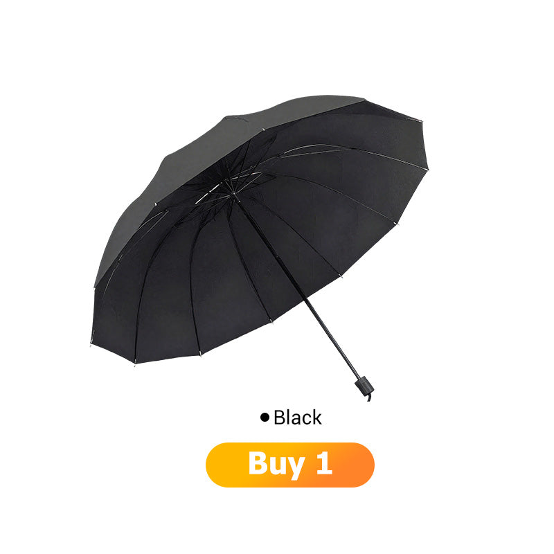 🎁2025 Hot Sale 50% OFF⏳12-Rib Large Foldable Windproof Umbrella