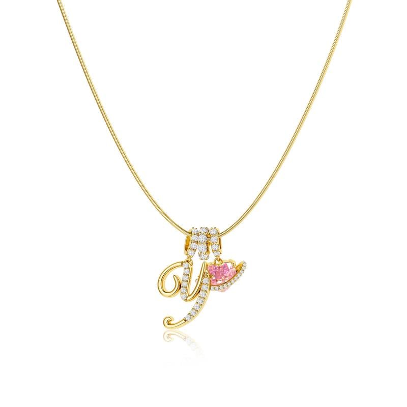 💖 LAST DAY – 57% OFF ✨ 3-Layer Initial Pendant Necklaces A-Z 🎀 | Personalised & Elegant
