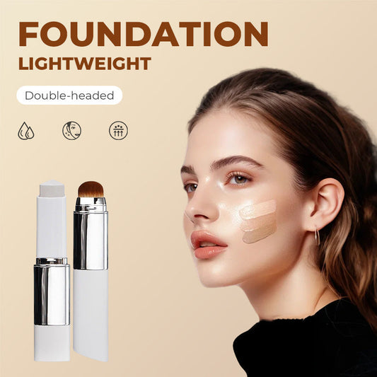 🎉BUY 1 GET 1 FREE🎉[OFFICIAL PRODUCT] Cover Cream Stick V w/ Detachable Brush - Korean Skin Care Color-Changing Foundation Stick with Collagen Capsules (0.45 oz)