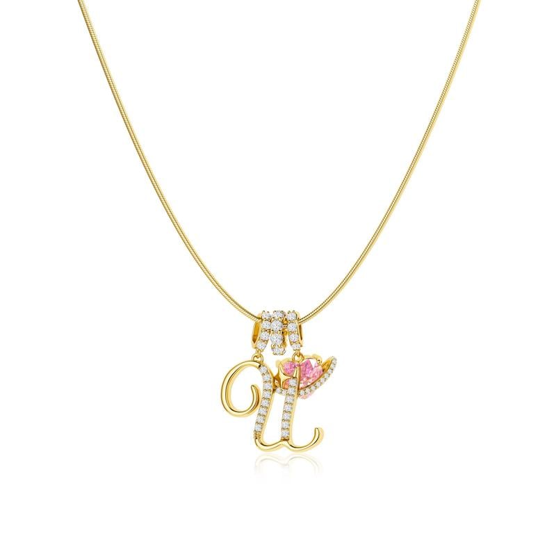 💖 LAST DAY – 57% OFF ✨ 3-Layer Initial Pendant Necklaces A-Z 🎀 | Personalised & Elegant