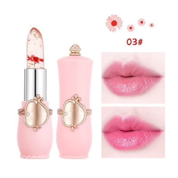 💥Christmas Sale 49% OFF💋Crystal Jelly Flower Color Changing Lipstick💄
