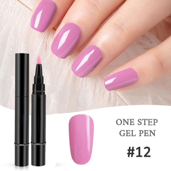 💅🌸Limited Time Buy 1 Get 1 Free - £9.99! ✨One Step Nail Gel Pen🎨Free handheld mini UV nail lamp💡