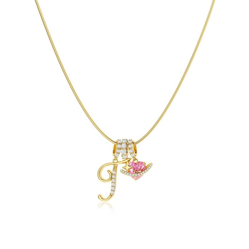 💖 LAST DAY – 57% OFF ✨ 3-Layer Initial Pendant Necklaces A-Z 🎀 | Personalised & Elegant