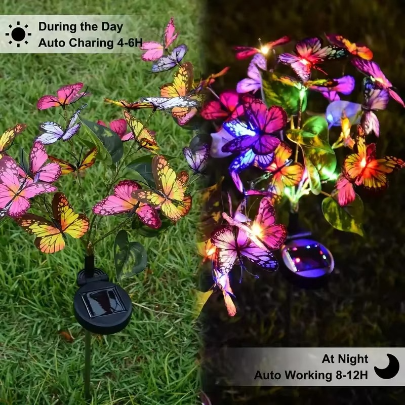 🔥2026 New Arrivals: 40% Off for a Limited Time!🔥🦋Hot Sale Offers-Solar Outdoor Butterfly Lights💐