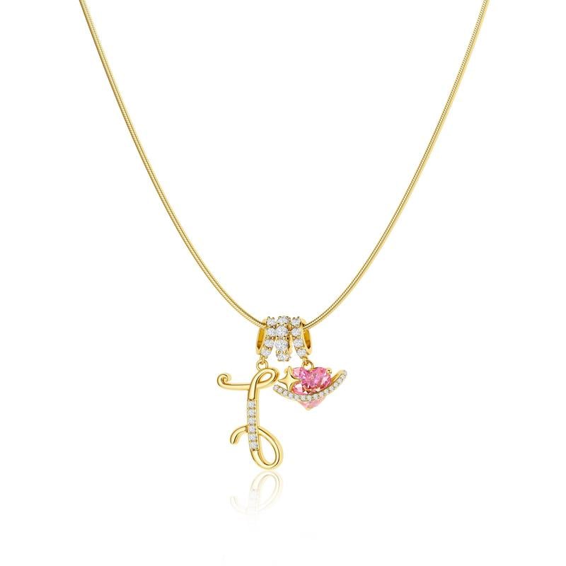 💖 LAST DAY – 57% OFF ✨ 3-Layer Initial Pendant Necklaces A-Z 🎀 | Personalised & Elegant