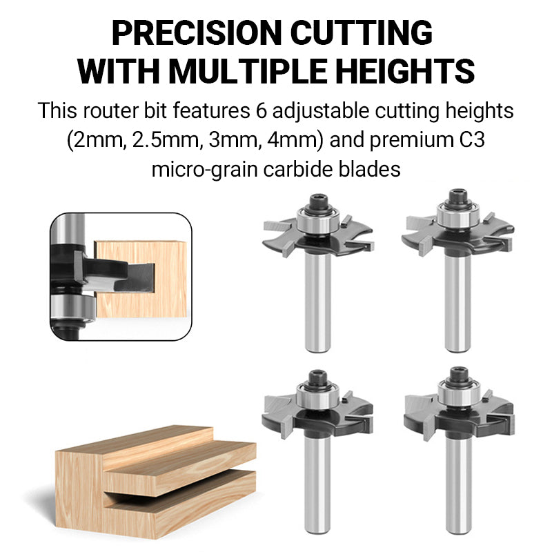 💥Versatile Slot Cutter Router Bit⏳New listing! 50%~66% OFF for a limited time 💥 buy 2 get 1 free!