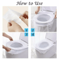 🎁2025 Hot Sale🎁- 49% OFF💥 Disposable Plastic Toilet Seat Cover - No Worry Of Public Toilet Anymore👋