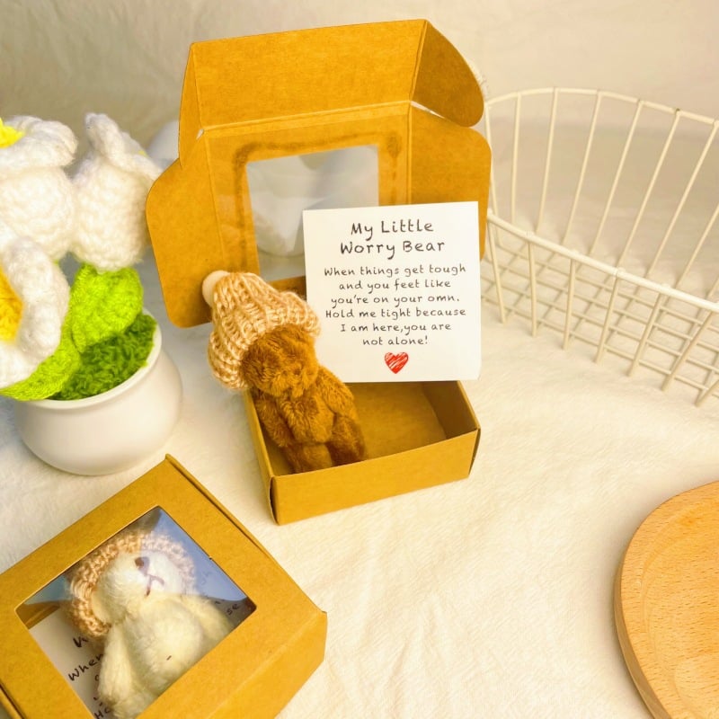 🐻LAST DAY Buy 2 Get 1 Free🎁Handmade Mini Plush Teddy Bear in Box