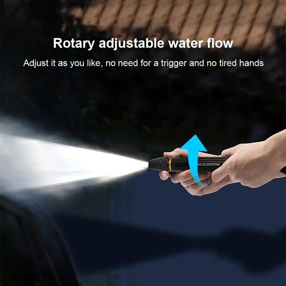 🏆LAST DAY SALE ONLY ￡7.69!!🔥Home high-pressure car wash water gun with booster nozzle and hose, a must-have for watering plants and vegetables, and car washing.👍💦