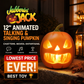 🎁Lowest Price Ever⏰Jabberin' Jack Animated Talking & Singing Pumpkin