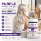 🏆 Last Day Special Price £12.77 ! ✨Moisturizing Purple Hair Mask with Long-Lasting Scent, Anti-Brass Deep Conditioning Mask for Blonde Bleached Hair