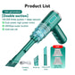 Handheld wireless car vacuum cleaner