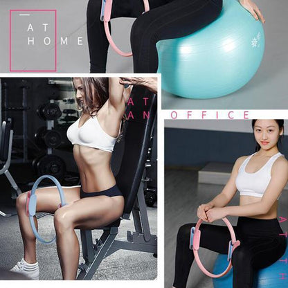 🔥50% OFF NOW! 💪 Pilates Ring Fitness Trainer – Adjustable Resistance, Tones Arms/Legs/Core & Perfect for Home Workouts 🏋️‍♀️📦