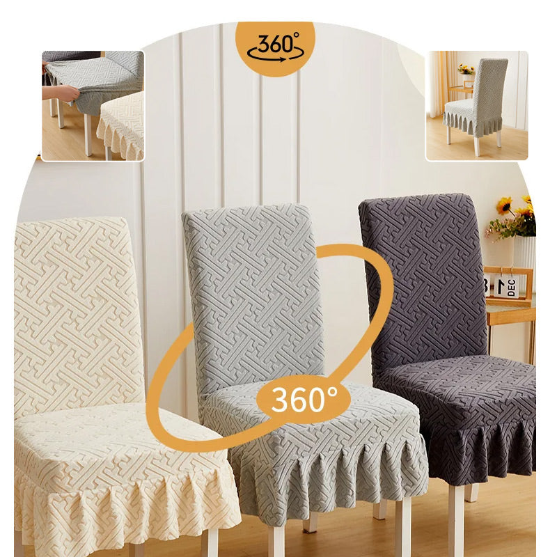 📢📢NEW SHOP IN ! 50% OFF !!⏰⏰Dining Chair Slipcover Set of 2 ✨Instant holiday upgrade! Refresh your dining space🎄