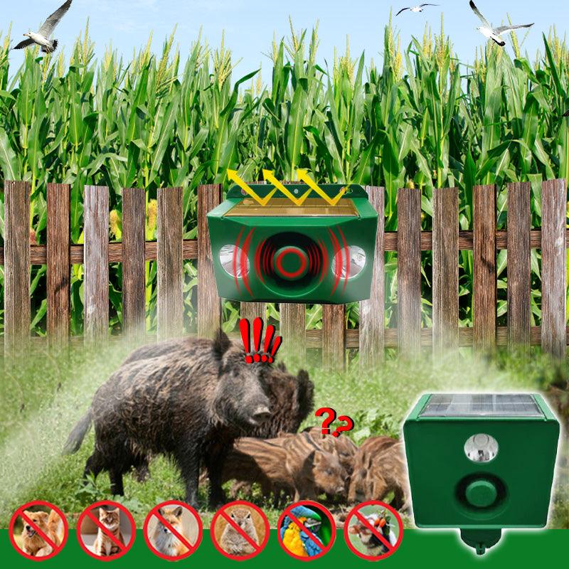 🔥🔥2025 Hot Sale 💥Beast Repellent Solar Warning Lights with Loud Volume