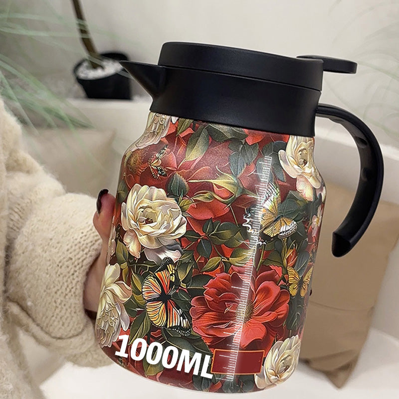 🔥HOT SALE50% OFF🔥1000ml Vacuum Insulated Teapot with Strainer