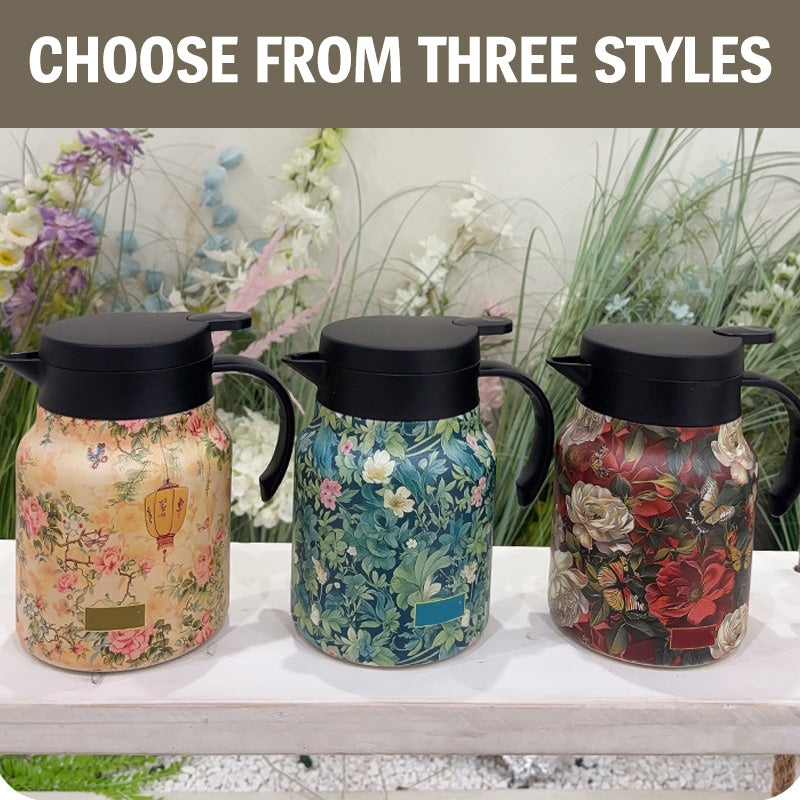 🔥HOT SALE50% OFF🔥1000ml Vacuum Insulated Teapot with Strainer