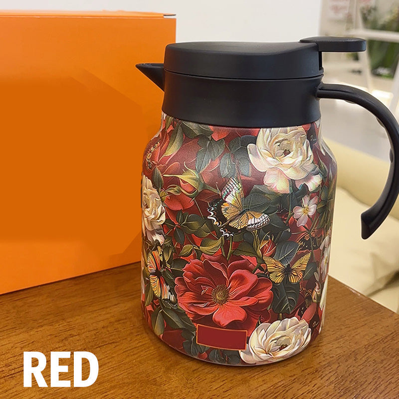 🔥HOT SALE50% OFF🔥1000ml Vacuum Insulated Teapot with Strainer