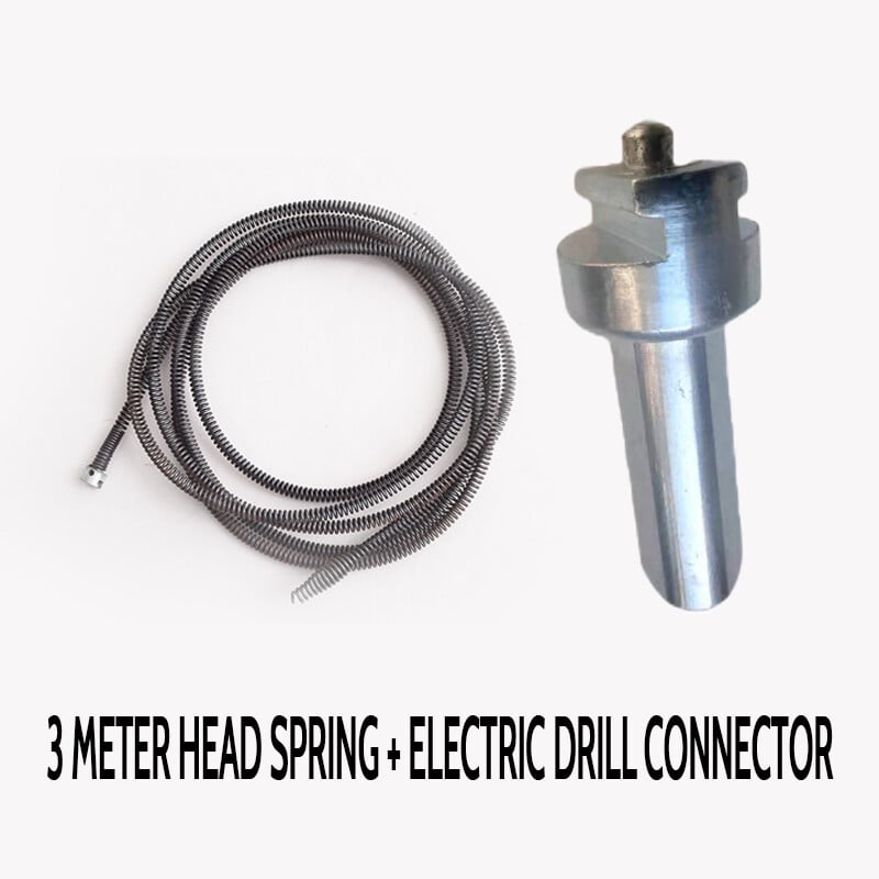 🚿 60% OFF! 🎉 Electric Spring for Drain Cleaner – Powerful, Flexible & Lightweight 🪠📦