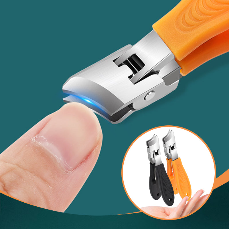 🔥New Hot Sale 50% OFF❤️‍🔥Wide Jaw Opening Anti-Splash Slanted Nail Clipper