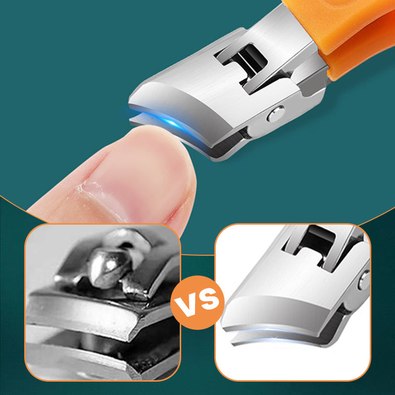 🔥New Hot Sale 50% OFF❤️‍🔥Wide Jaw Opening Anti-Splash Slanted Nail Clipper