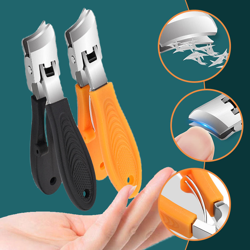 🔥New Hot Sale 50% OFF❤️‍🔥Wide Jaw Opening Anti-Splash Slanted Nail Clipper