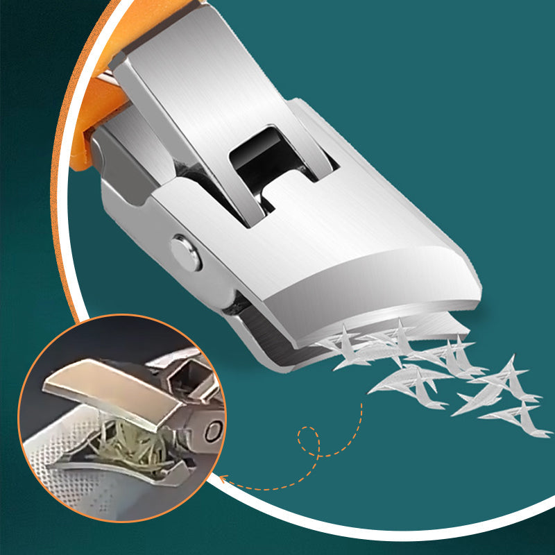 🔥New Hot Sale 50% OFF❤️‍🔥Wide Jaw Opening Anti-Splash Slanted Nail Clipper