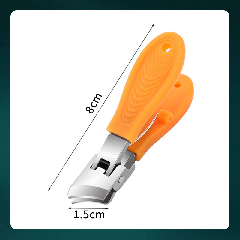 🔥New Hot Sale 50% OFF❤️‍🔥Wide Jaw Opening Anti-Splash Slanted Nail Clipper