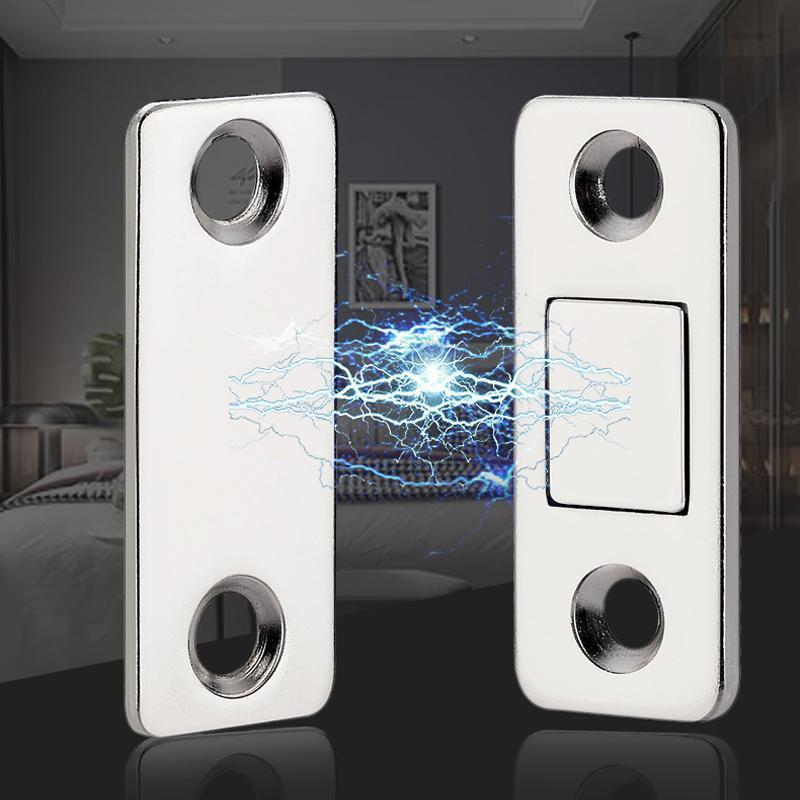 🚪 BUY 3 GET 1 FREE! 🔥 Non-Perforated Magnetic Door Closer - Easy Installation & Silent Closure, Ideal for Home and Office ✨