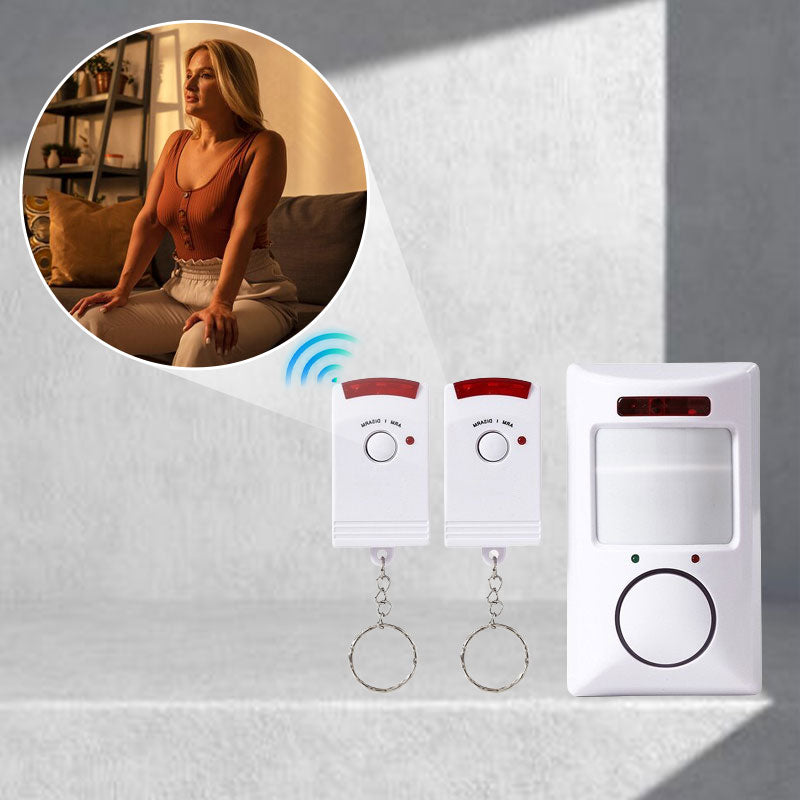 🔥2025 Hot Sale🔥Motion Sensor Infrared Alarm with 2PCS Remote Controls