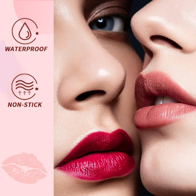 🔥Buy 1 Free 1 💕2-in-1 Waterproof Matte Lipstick & Clear Lip Gloss💕