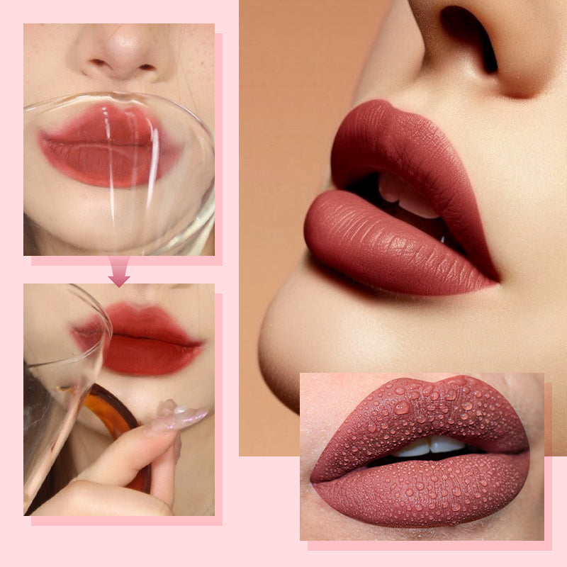 🔥Buy 1 Free 1 💕2-in-1 Waterproof Matte Lipstick & Clear Lip Gloss💕