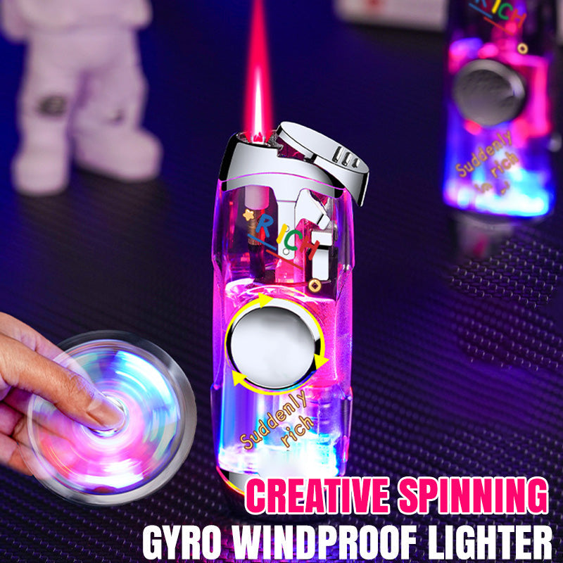 🎁HOT SALE🔥Creative Spinning Gyro Windproof Lighter