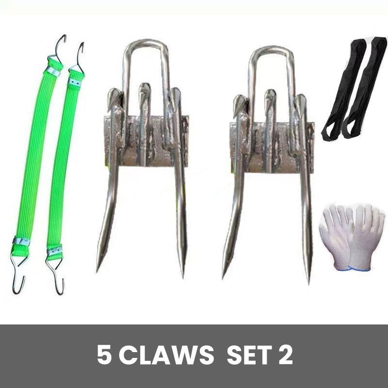 🔥2025 Hot Sale 50% OFF🔥Outdoor Tree-Climbing Anti-Slip Cat Claw Shoes Set