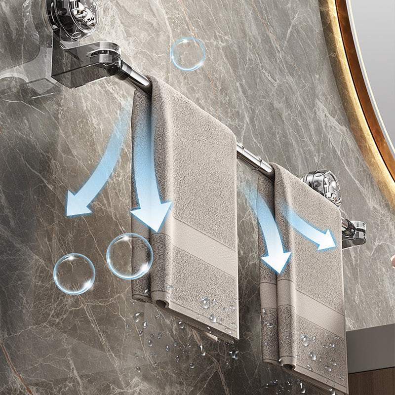 🛁✨ Light Luxury No-Punch - Retractable Suction Cup Towel Bar