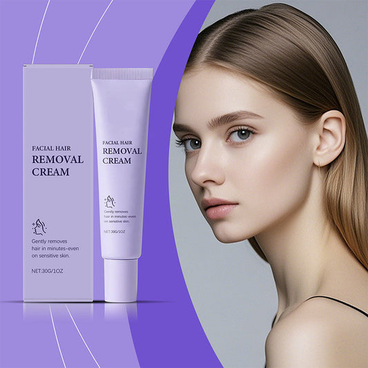 ⏰ Now only 50% off!🔥Buy 1 Get 1 Free🔥Gentle and Painless Facial Hair Removal Cream