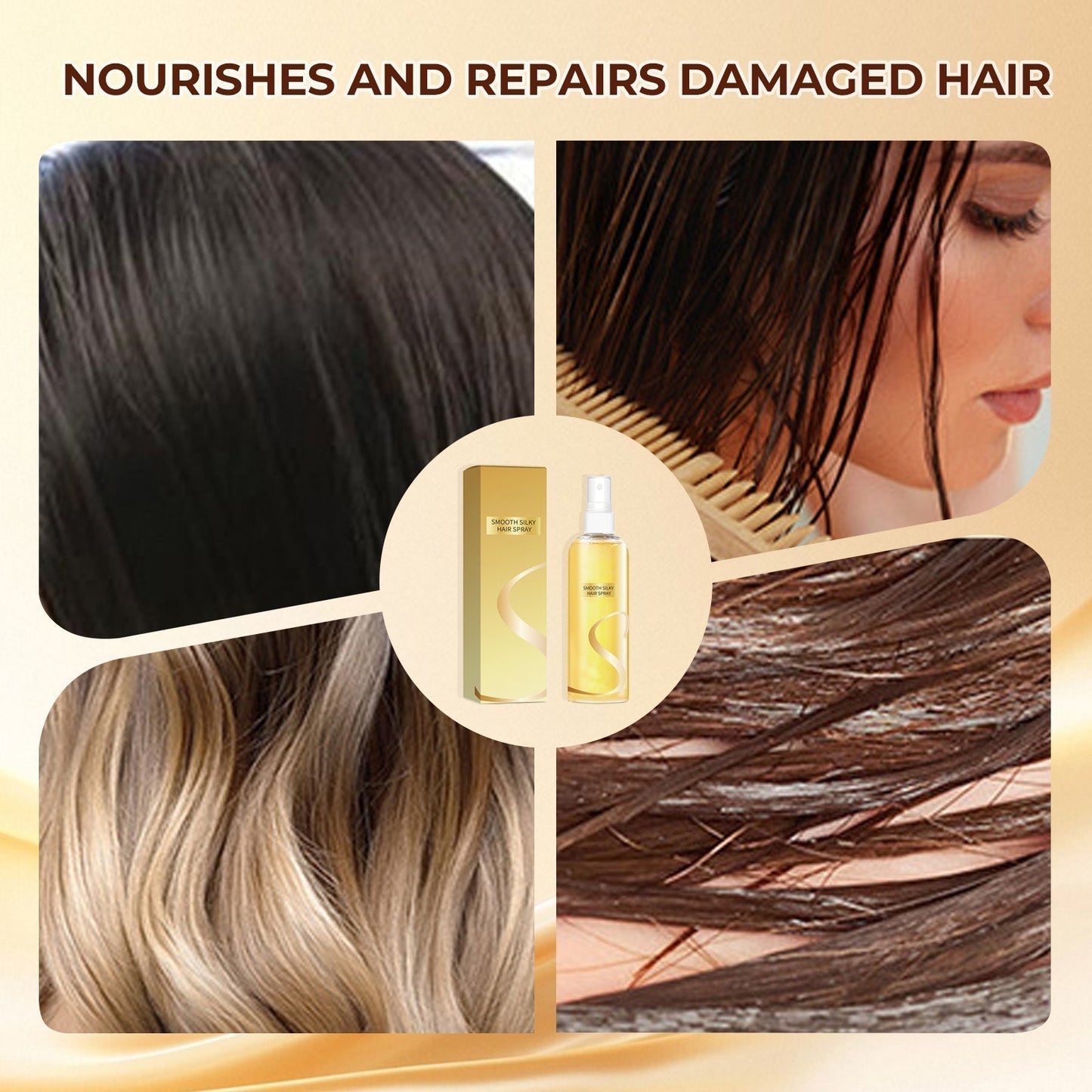 🔥2025 Hot Sale🔥Leave-In Hair Oil Spray – Smoothing, Long-Lasting Shine