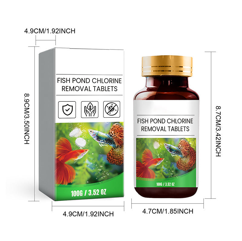 🎉Buy 1 Get 1 Free🎉Fish Ponds Aquariums Chlorine Removal Tablets