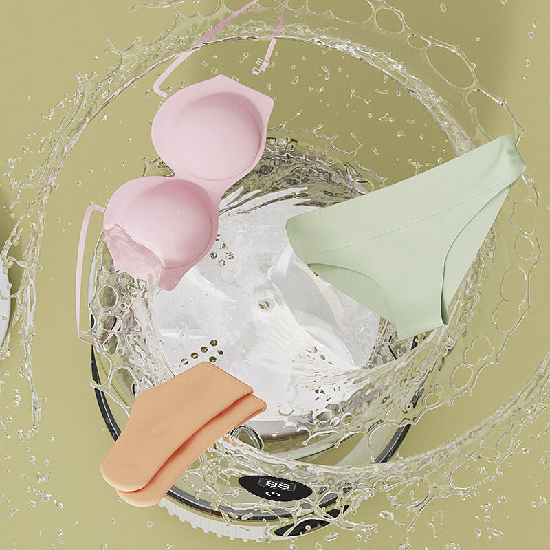 🎁Free your hands.🥰Wireless Charging Mini Washing Machine