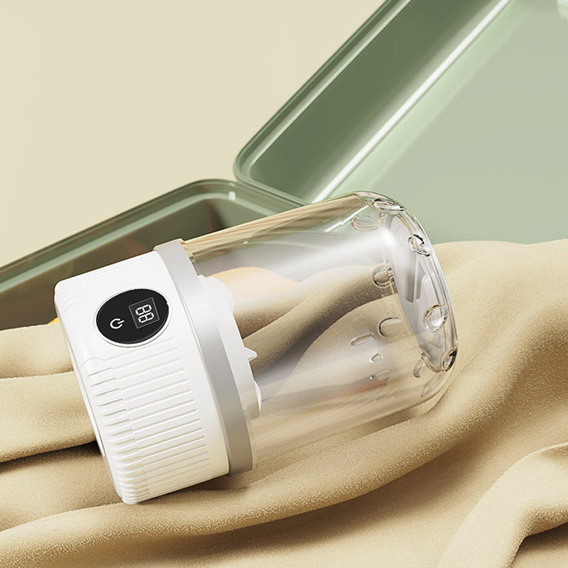 🎁Free your hands.🥰Wireless Charging Mini Washing Machine