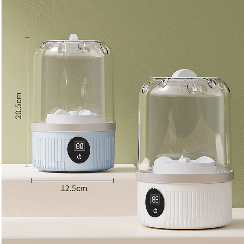 🎁Free your hands.🥰Wireless Charging Mini Washing Machine